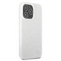 Kryt Mercedes Stars Pattern iPhone 13 Pro / 13 – bílý