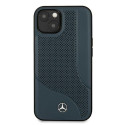 Pouzdro Mercedes Perforated Area pro iPhone 13 mini - námořnicky mod