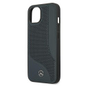 Pouzdro Mercedes Perforated Area pro iPhone 13 mini - námořnicky mod