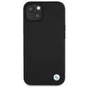 Kryt BMW SILICONE SIGNATURE iPhone 13 mini - černý