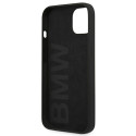 Kryt BMW SILICONE SIGNATURE iPhone 13 mini - černý