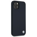 Kryt BMW Silicone Signature pro iPhone 13 mini – navy blue