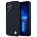 Kryt BMW Silicone Signature iPhone 13 Pro Max - navy blue