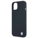 Kryt BMW Silicone Signature pro iPhone 13 mini – navy blue