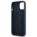 Kryt BMW Silicone Signature pro iPhone 13 mini – navy blue