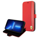 Kryt Ferrari On Track - Stripe pro iPhone 13 mini červená