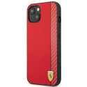Kryt Ferrari On Track STRIPE iPhone 13 mini - červená
