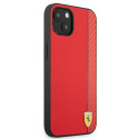 Kryt Ferrari On Track STRIPE iPhone 13 mini - červená