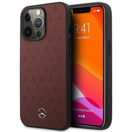 Kryt Mercedes MEHCP13LPSQRE pro iPhone 13 Pro - červený