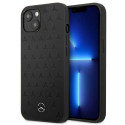 Kryt Mercedes Leather Stars Pattern iPhone 13 mini černý
