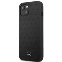 Kryt Mercedes Leather Stars Pattern iPhone 13 mini černý