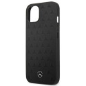 Kryt Mercedes Leather Stars Pattern iPhone 13 mini černý