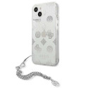 Kryt Guess PEONY pro iPhone 13 mini – stříbrná