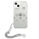 Kryt Guess PEONY pro iPhone 13 mini – stříbrná