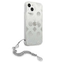 Kryt Guess PEONY pro iPhone 13 mini – stříbrná