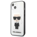 Kryt Karl Lagerfeld IKONIK Karl iPhone 13 mini transparentní