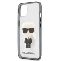 Kryt Karl Lagerfeld IKONIK Karl iPhone 13 mini transparentní