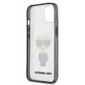 Kryt Karl Lagerfeld IKONIK Karl iPhone 13 mini transparentní