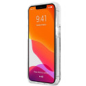 Kryt Karl Lagerfeld LIQUID GLITTER iPhone 13 Pro Max - stříbrná
