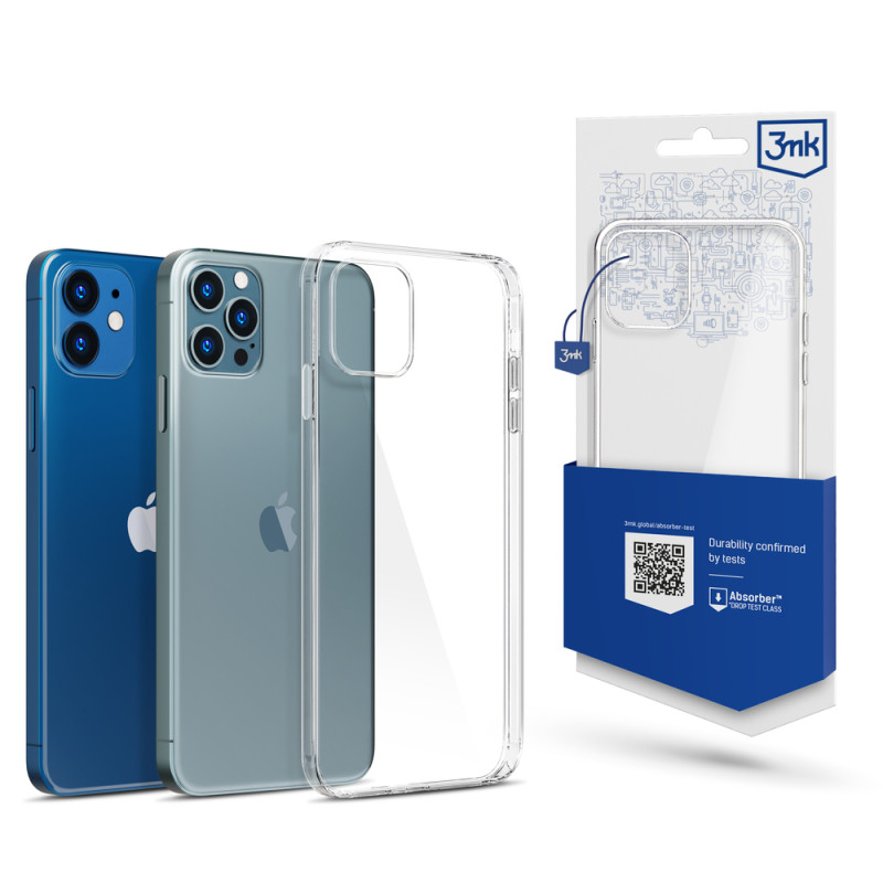 Kryt 3mk CLEAR CASE pro iPhone 12 / iPhone 12 Pro - transparentní