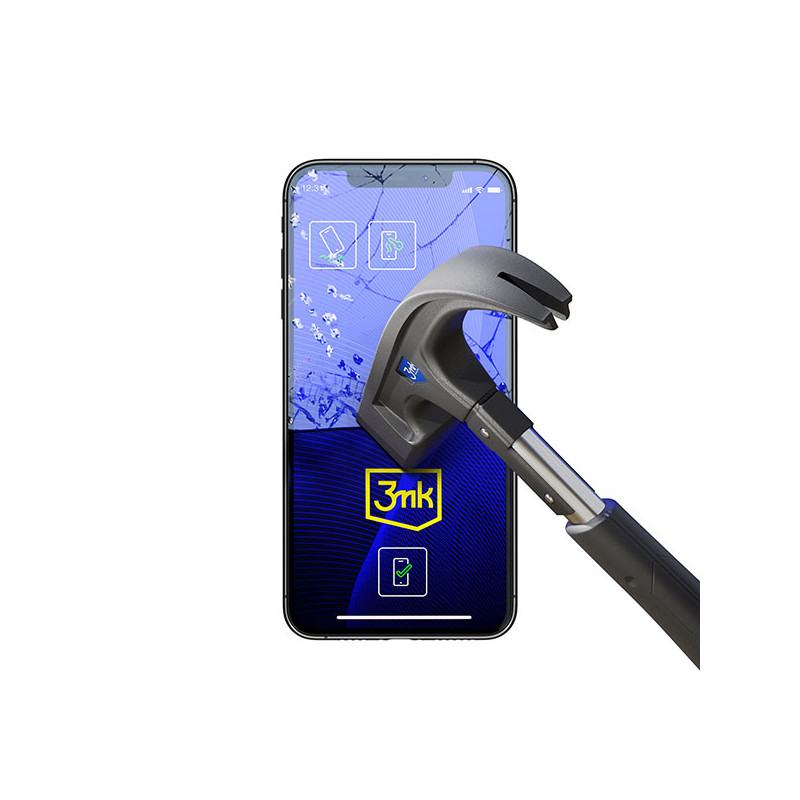 Ochranné sklo 3mk PROTECTION FLEXIBLEGLASS™ pro iPhone 12 Pro Max - transparentní