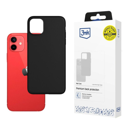 Kryt 3mk MATT CASE iPhone 12 mini – černý