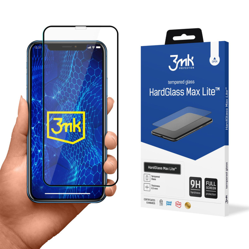 Ochranné sklo 3mk HardGlass Max Lite pro iPhone 11 - čiré