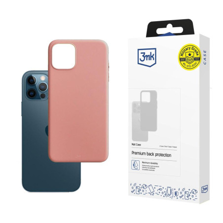Kryt 3mk Matt Case pro iPhone 12/12 Pro - lychee
