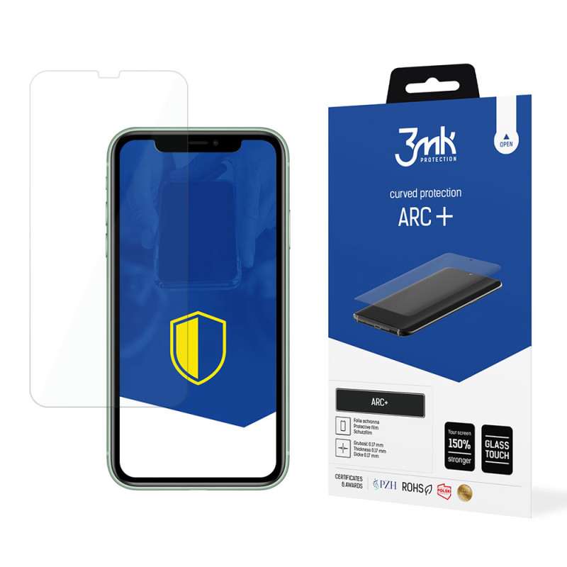 Ochranné sklo 3mk ARC+ pro iPhone 11 - transparentní