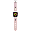 Řemínek Karl Lagerfeld 3D Rubber Heads pro Apple Watch - růžový