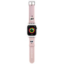 Řemínek Karl Lagerfeld 3D Rubber pro Apple Watch 38/40/41mm - pink