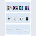 Duzzona W20 4v1 indukční nabíječka pro iPhone/AirPods/Apple Watch