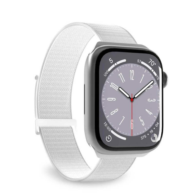 Řemínek Puro PUSPORTAW44WHI pro Apple Watch 42/44/45/49 mm - bílá