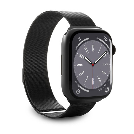 Řemínek Puro MILANESE pro Apple Watch 42-44-45-49m černý