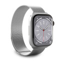 Řemínek Puro MILANESE pro Apple Watch 38/40/41 mm - stříbrná