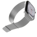 Řemínek Puro MILANESE pro Apple Watch 38/40/41 mm - stříbrná