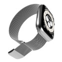 Řemínek Puro MILANESE pro Apple Watch 38/40/41 mm - stříbrná