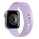 Řemínek Puro Icon pro Apple Watch 42/44/45/49mm - fialová