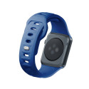 Řemínek 3mk PROTECTION pro Apple Watch 38/40/41 mm - modrý