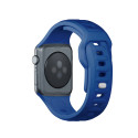 Řemínek 3mk PROTECTION pro Apple Watch 38/40/41 mm - modrý