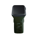 Řemínek 3mk SILICONE pro Apple Watch 38/40/41 mm – green