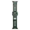 Řemínek 3mk SILICONE pro Apple Watch 38/40/41 mm – green