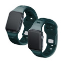 3mk SILICONE řemínek pro Apple Watch 38/40/41 mm zelený