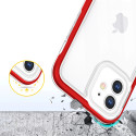 Kryt Hurtel CLEAR 3 in 1 iPhone 12 - červená