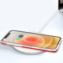 Kryt Hurtel CLEAR 3 in 1 iPhone 12 - červená