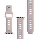 Řemínek 3mk Silicone Watch Strap pro Apple Watch - beige