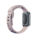 Řemínek 3mk Silicone Watch Strap pro Apple Watch - beige