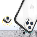 Kryt Hurtel HYBRID ARMOR Clear 3v1 pro iPhone 12 Pro – černá