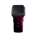 Řemínek 3mk SILICONE pro Apple Watch 38/40/41 - burgundy