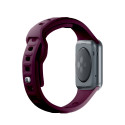 Řemínek 3mk SILICONE pro Apple Watch 38/40/41 - burgundy